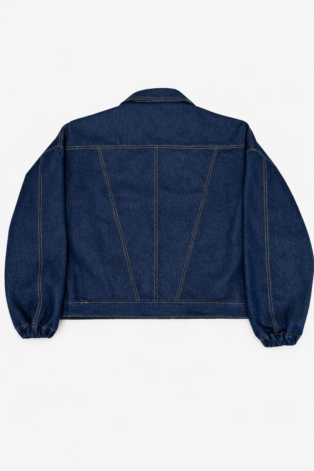 Denim Quarter Zip Jacket
